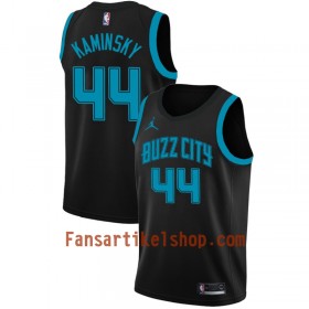 Charlotte Hornets Trikot Frank Kaminsky 44 2018-19 Jordan Brand City Edition Schwarz Swingman - Herren